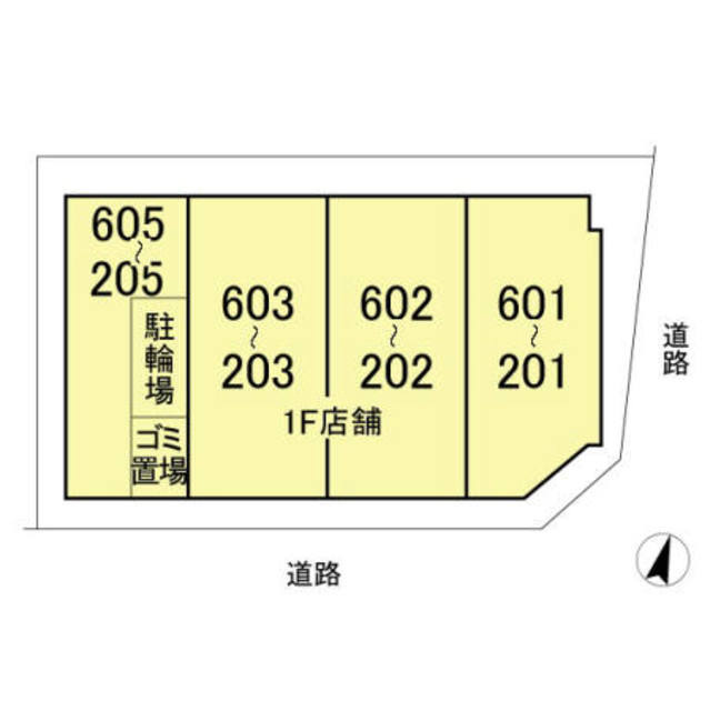 グランヴレーユのその他|配置図です。