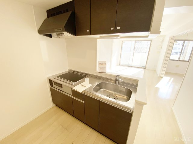 グランヴレーユのキッチン|収納力のあるシステムキッチン！