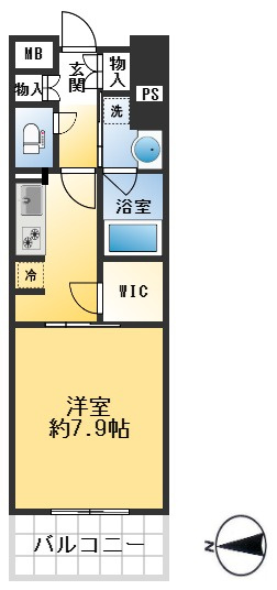 アビティ江坂の間取り