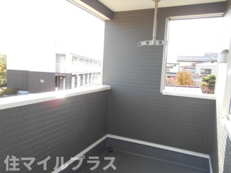 【バルコニー】 | 西郷村米堀川向新築一戸建て4棟 | お洗濯にも便利なバルコニー付き