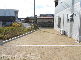 【庭】 | 西郷村米堀川向新築一戸建て4棟 | お庭で自由な時間を過ごせます