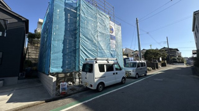 【前面道路含む現地写真】 | 座間市入谷東2丁目 新築戸建 全1棟