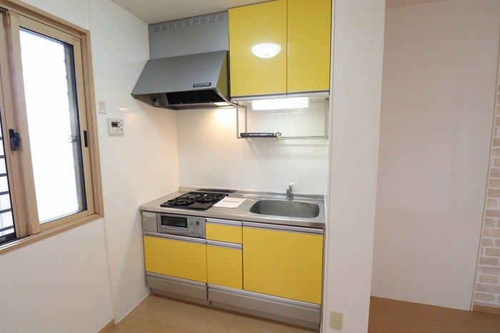 アメージング Ａ・Ｂのキッチン|キッチン（２口ガスコンロ付き）