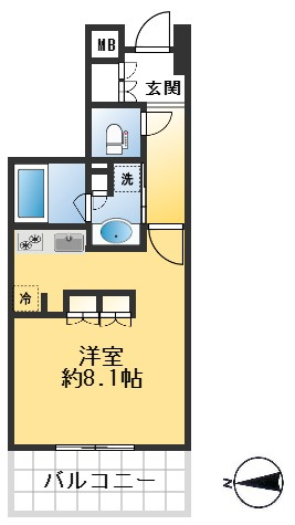 アビティ江坂の間取り