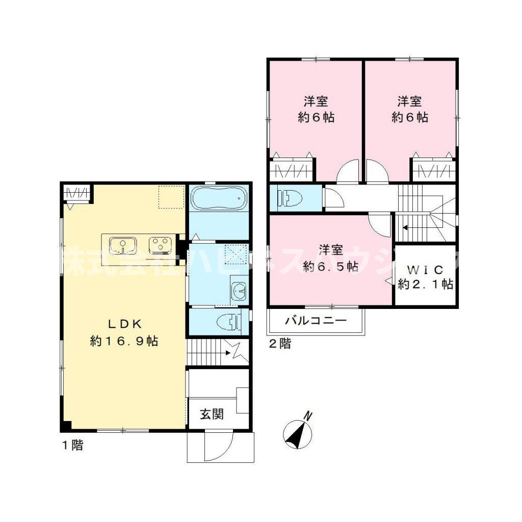 ルピナス　Ｂ棟の間取り