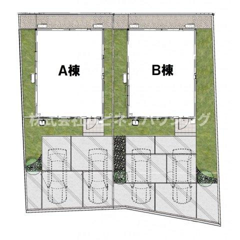 ルピナス　Ｂ棟の駐車場