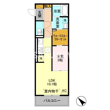 ミルアモールＥの間取り