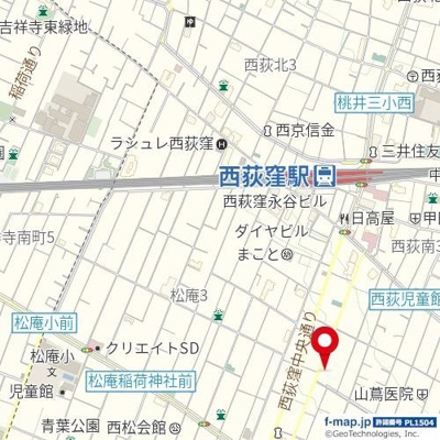 【地図】 | ハーモニーレジデンス西荻窪