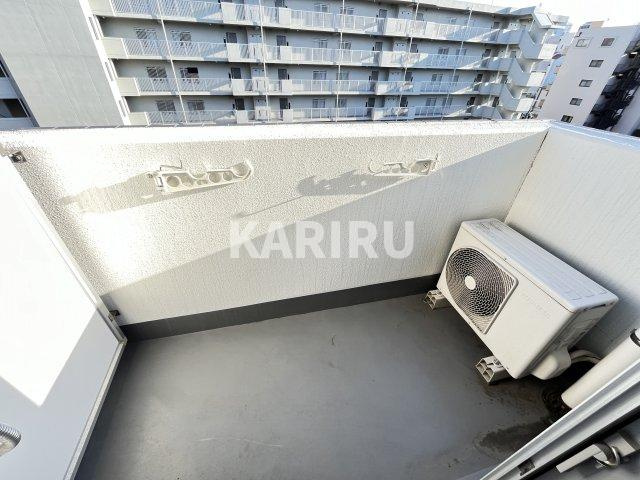 ウインズコート城東中央のバルコニー