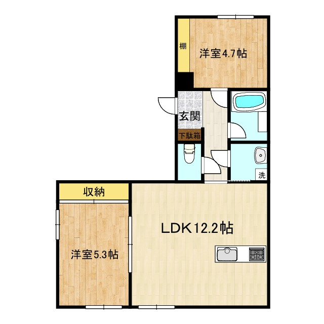コフレ吉祥寺本町の間取り