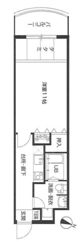 ソシアル琥珀の間取り