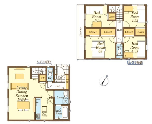 入間市小谷田2丁目・全2棟　新築一戸建　2号棟