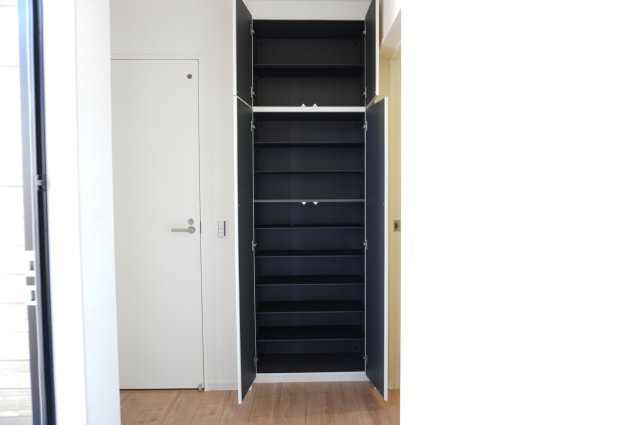 越谷市瓦曽根1丁目 新築分譲住宅の玄関