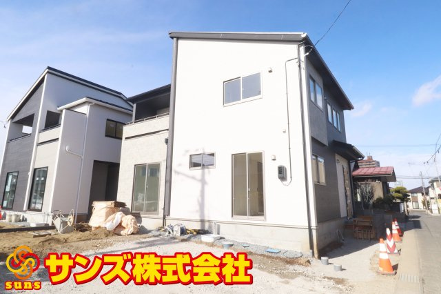 郡山市小原田２丁目　　　1号棟　　　小原田小学校、小原田中学区の外観|南側前面道路