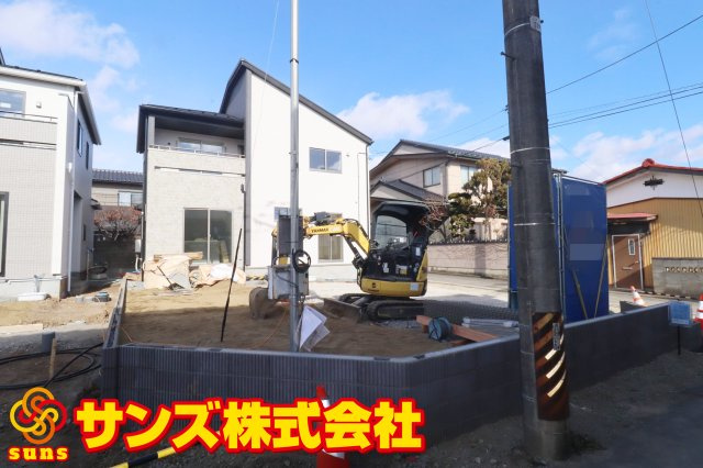 郡山市小原田２丁目　　　1号棟　　　小原田小学校、小原田中学区の外観|南西側から見た外観
