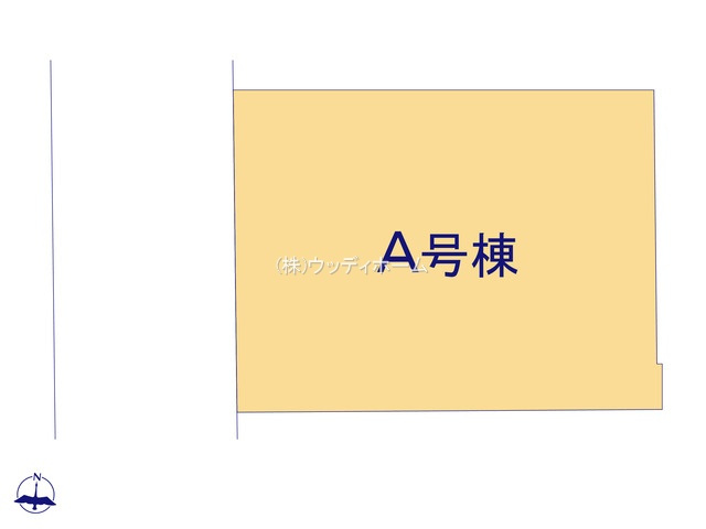 春日部市備後西2丁目　新築一戸建ての区画図