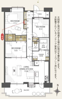 【間取り】 | フェアロージュ津田沼ポルタ館