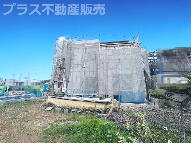 【外観】 | 大野城市乙金東1丁目2期・3期　3号棟（全3棟）【仲介手数料無料・0円】 | 現地写真。プラス不動産販売なら、現場の全ての棟をまとめてご見学頂けます。