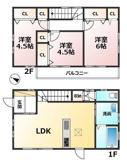 【間取り】 | 早良区梅林6丁目戸建