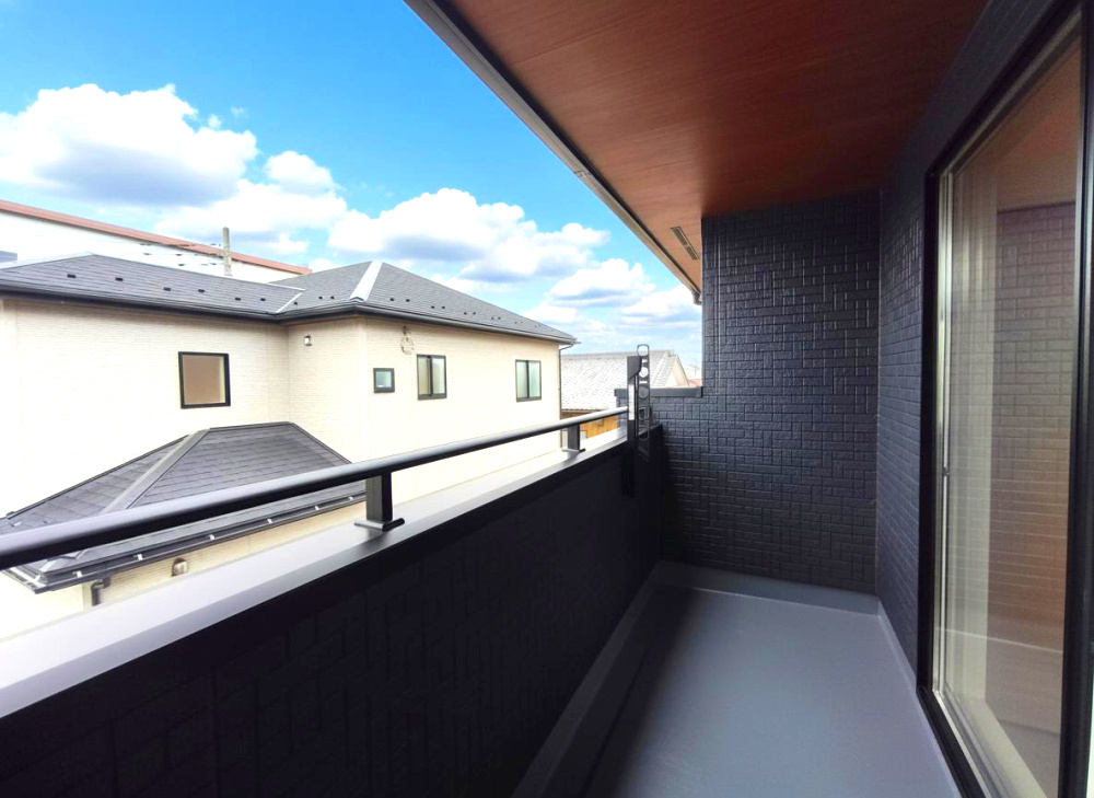 本庄市下野堂　新築住宅　①号棟の展望