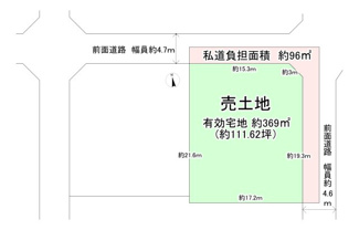 【土地図】 | 大津市和邇北浜1065-6，1065-14　売土地