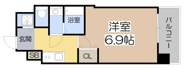 【間取り】 | スプランディッド天王寺Ⅲ | 間取り