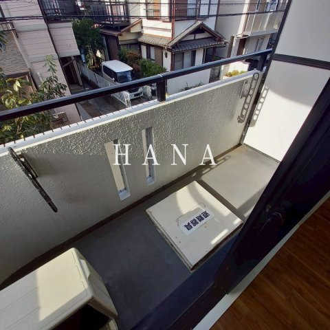 METEORIT弐番館のバルコニー