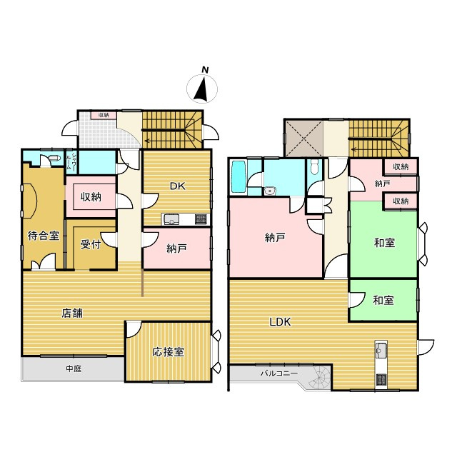 【価格改定】京都市西京区大原野西境谷町1丁目の間取り|部屋数・収納スペース充実の間取りです！