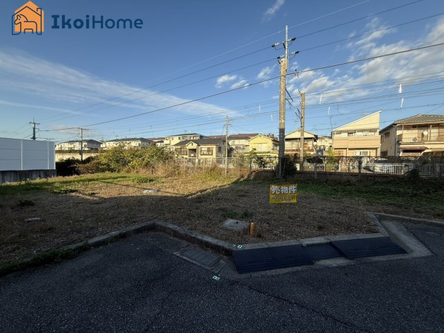 明石市魚住町西岡　土地の外観|建築条件ございません！敷地面積約54坪！前面道路ゆったり約5.3ｍ！更地でのお渡し♪