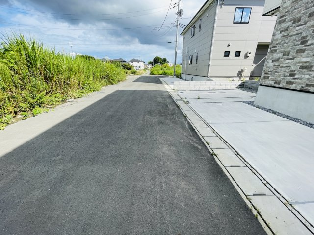 市川市北方町４丁目５期の前面道路含む現地写真