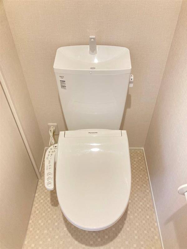 セルティス神楽坂のトイレ|落ち着いた色調のトイレです