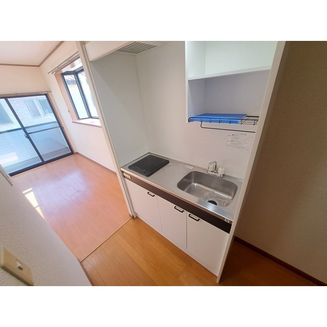 ロックハイツ2の居間・リビング|使いやすいリビングです