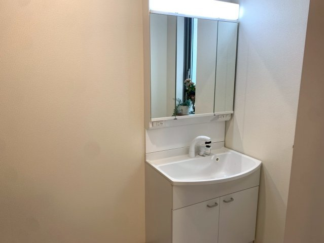 売新築戸建　静岡市葵区上土２丁目の独立洗面台