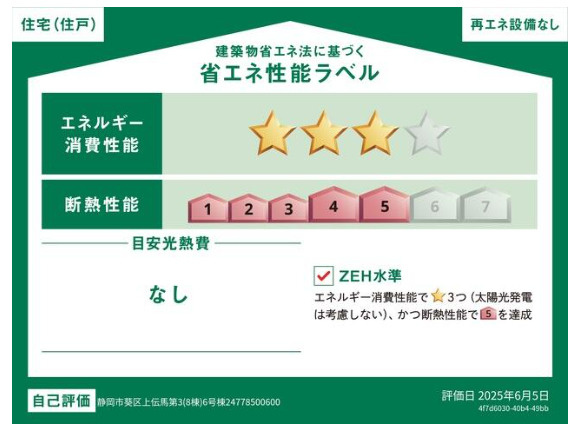 【省エネ性能ラベル】の画像
