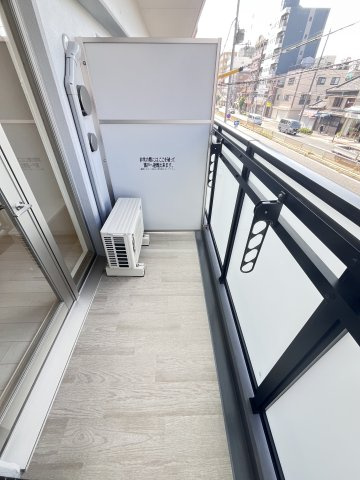 大阪市城東区東中浜２丁目の賃貸マンションのバルコニー