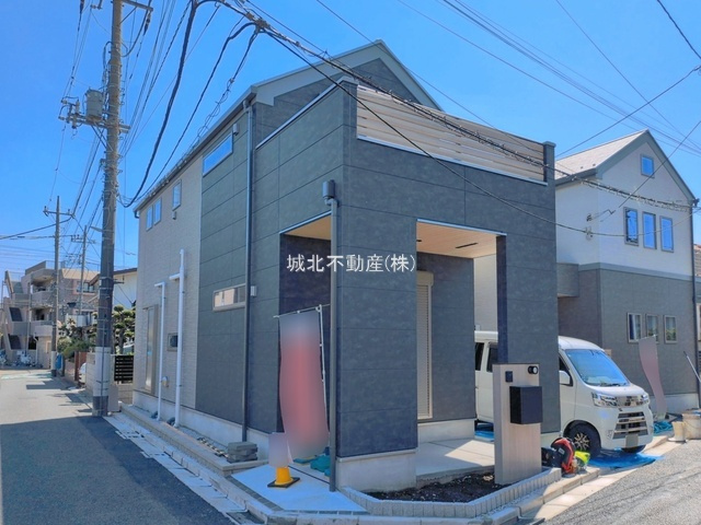 練馬区南田中5丁目 全2棟 A号棟の外観|現地(2026年2月17日撮影)