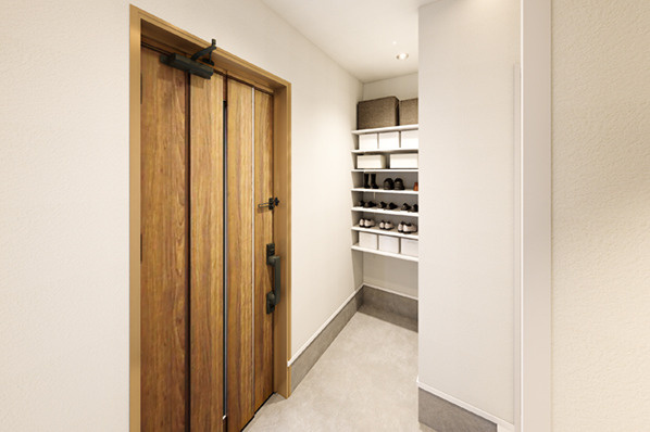 板橋区徳丸4丁目　贅沢仕様　快適大型邸宅　全1棟の玄関