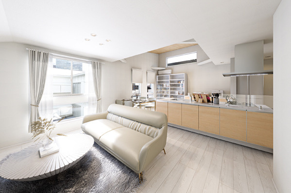 板橋区徳丸4丁目　贅沢仕様　快適大型邸宅　全1棟の居間・リビング