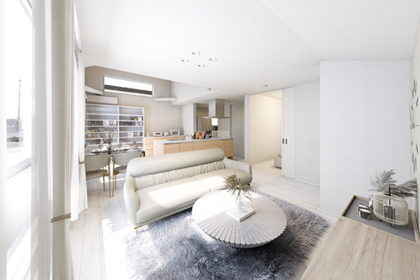 板橋区徳丸4丁目　贅沢仕様　快適大型邸宅　全1棟の居間・リビング