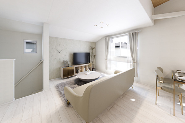 板橋区徳丸4丁目　贅沢仕様　快適大型邸宅　全1棟の居間・リビング