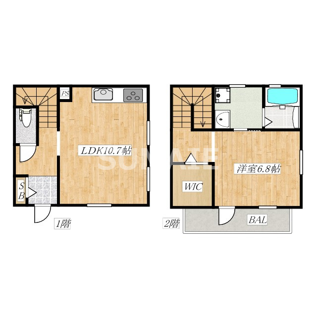 Ｓｗｅｄｉｓｈ Ｍａｉｓｏｎ 元町の間取り|間取図！