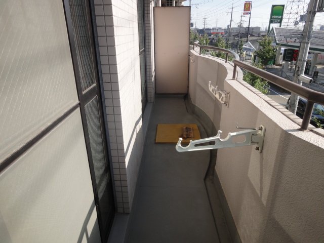 マンションボナミ田中のバルコニー