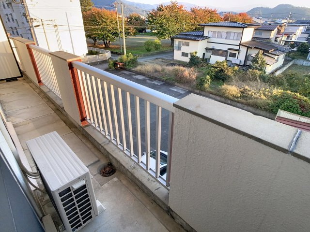 ササハラコーポのバルコニー