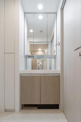 【洗面所】 | アジールコート後楽園 | コンパクトで使いやすい洗面所