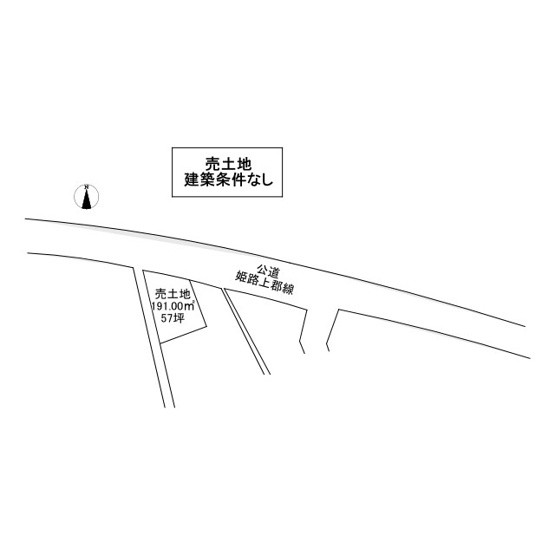 【土地図】 | たつの市龍野町片山 /売土地　860万円