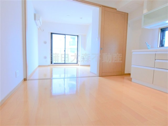 蒲田駅駅近マンションの居間・リビング