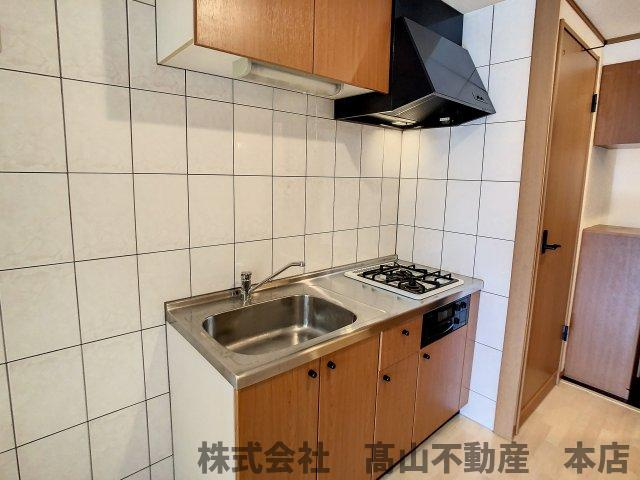 福津市中央５丁目のアパートのキッチン