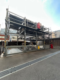 グランアッシュ江坂の駐車場|車をお持ちの方に嬉しい駐車場付きの物件です