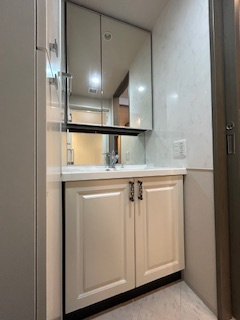 グランアッシュ江坂の独立洗面台|独立洗面化粧台付き