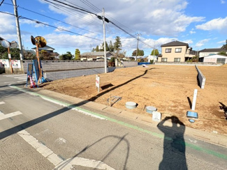 【外観】 | 鶴ヶ島市上新田　建築条件なし売地　東武越生線『西大家駅』徒歩10分　【新町小学区】